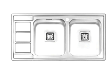 تصویر از سینک ایلیا استیل 2081